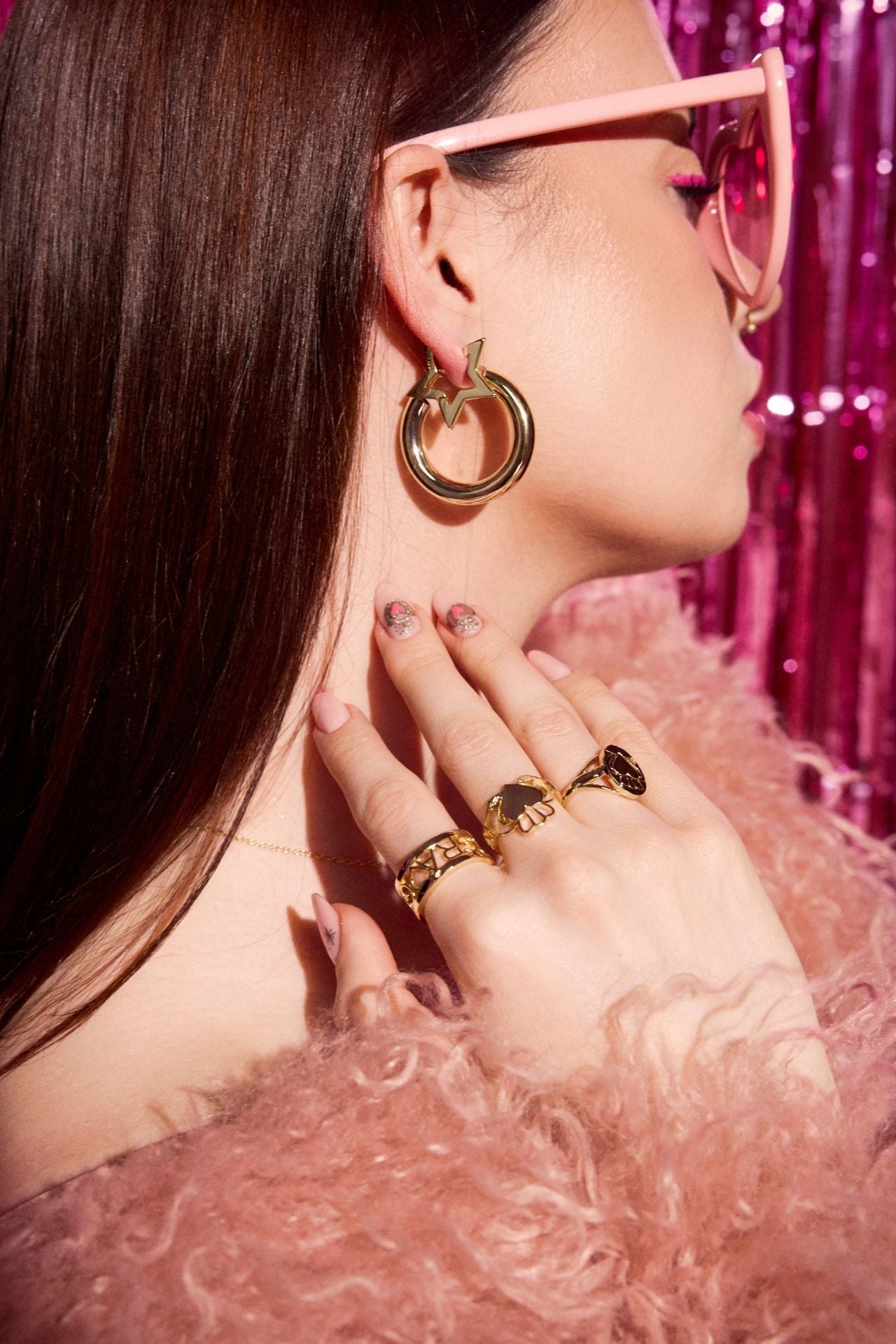 Not Yer Average - Star Hoop Earrings