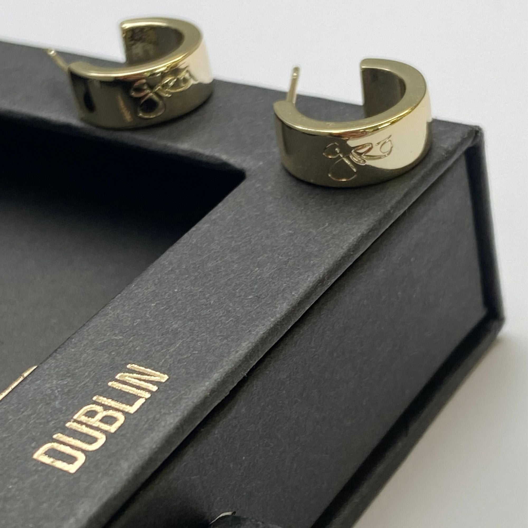 A Lil Bit of Grá Gold Hoop Earrings