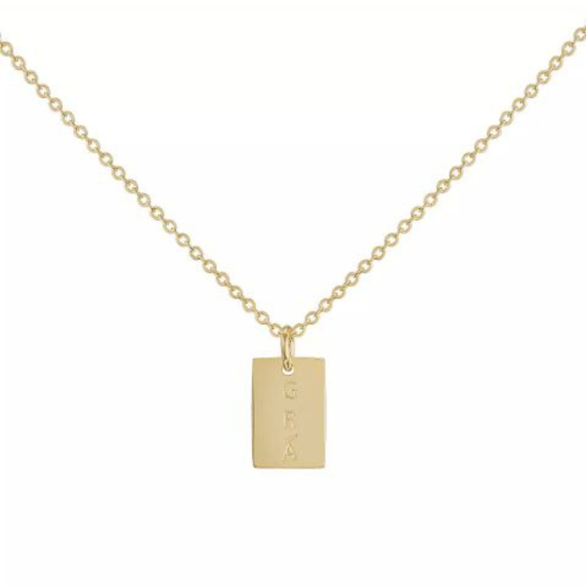 Gold Mo Ghrá (Grá means Love in Irish) Pendant Necklace