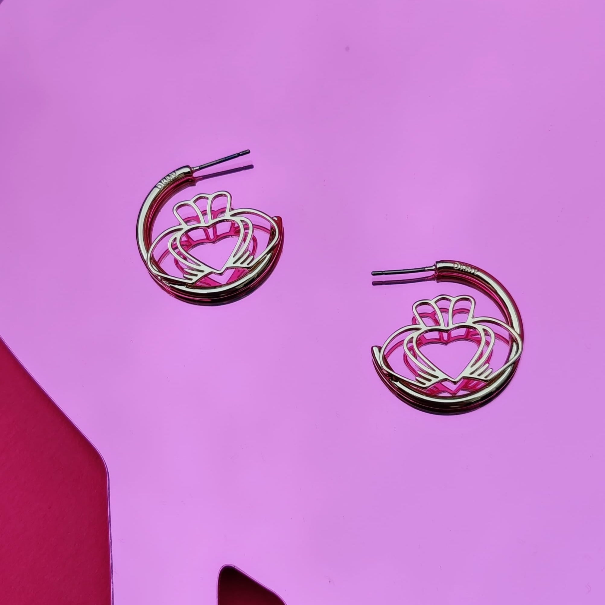 Have My Heart Claddagh Hoop Earrings