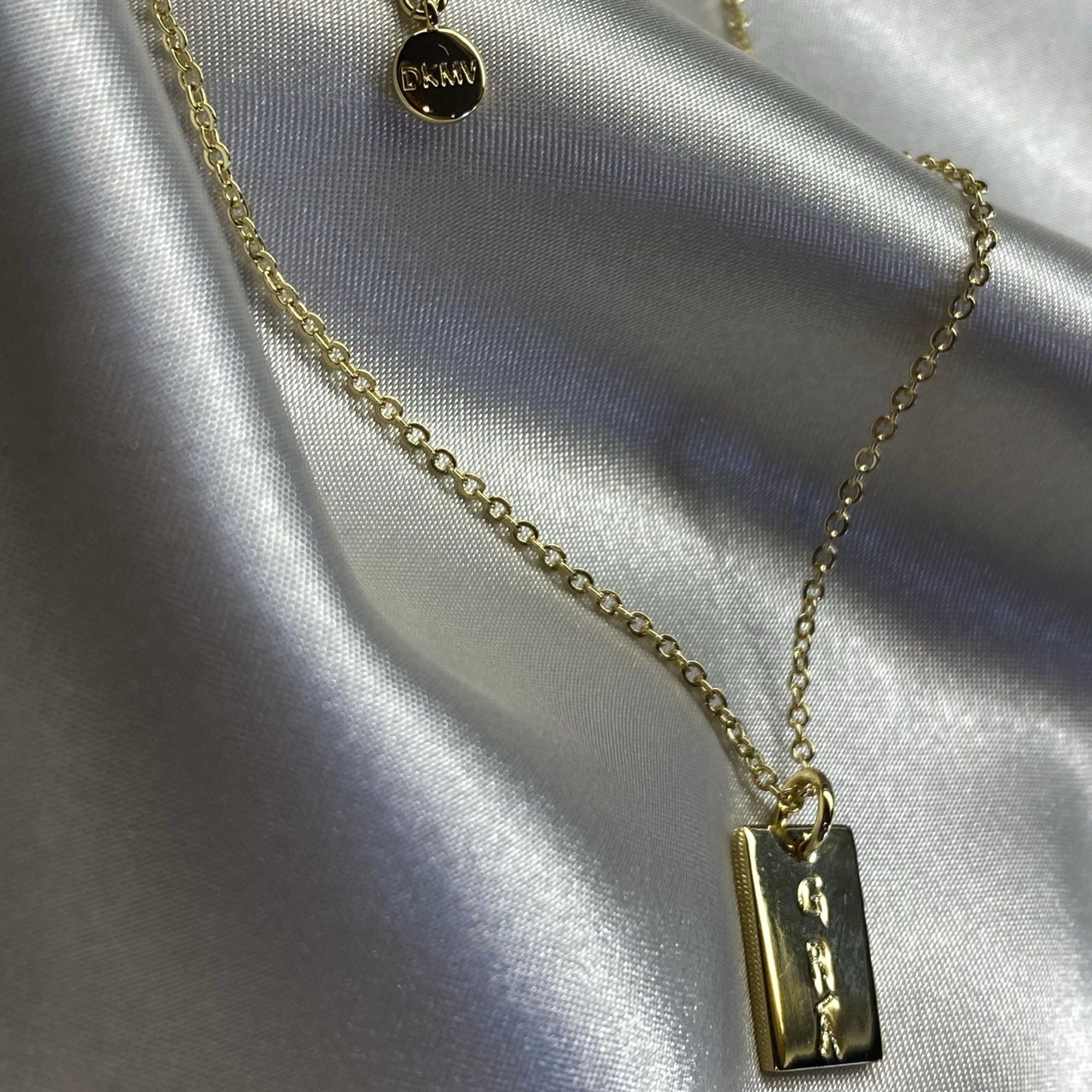 Gold Mo Ghrá Pendant Necklace. (Grá means Love in Irish)