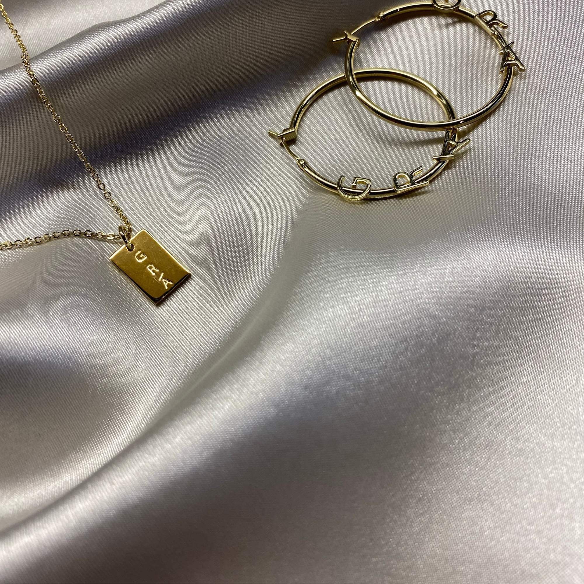 Gold Mo Ghrá Pendant Necklace. (Grá means Love in Irish)