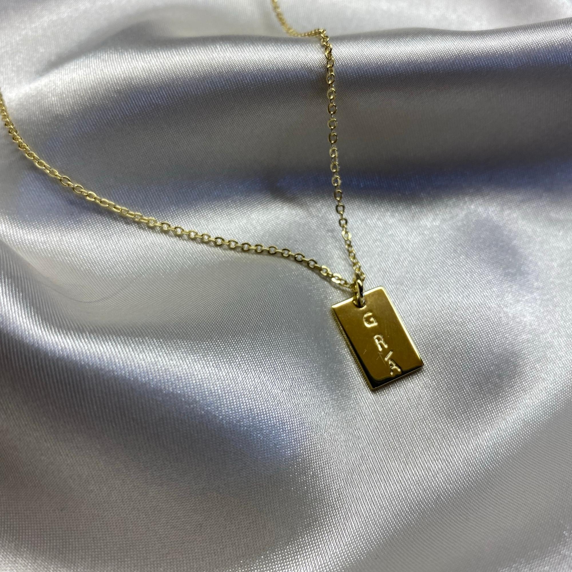 Gold Mo Ghrá Pendant Necklace. (Grá means Love in Irish)