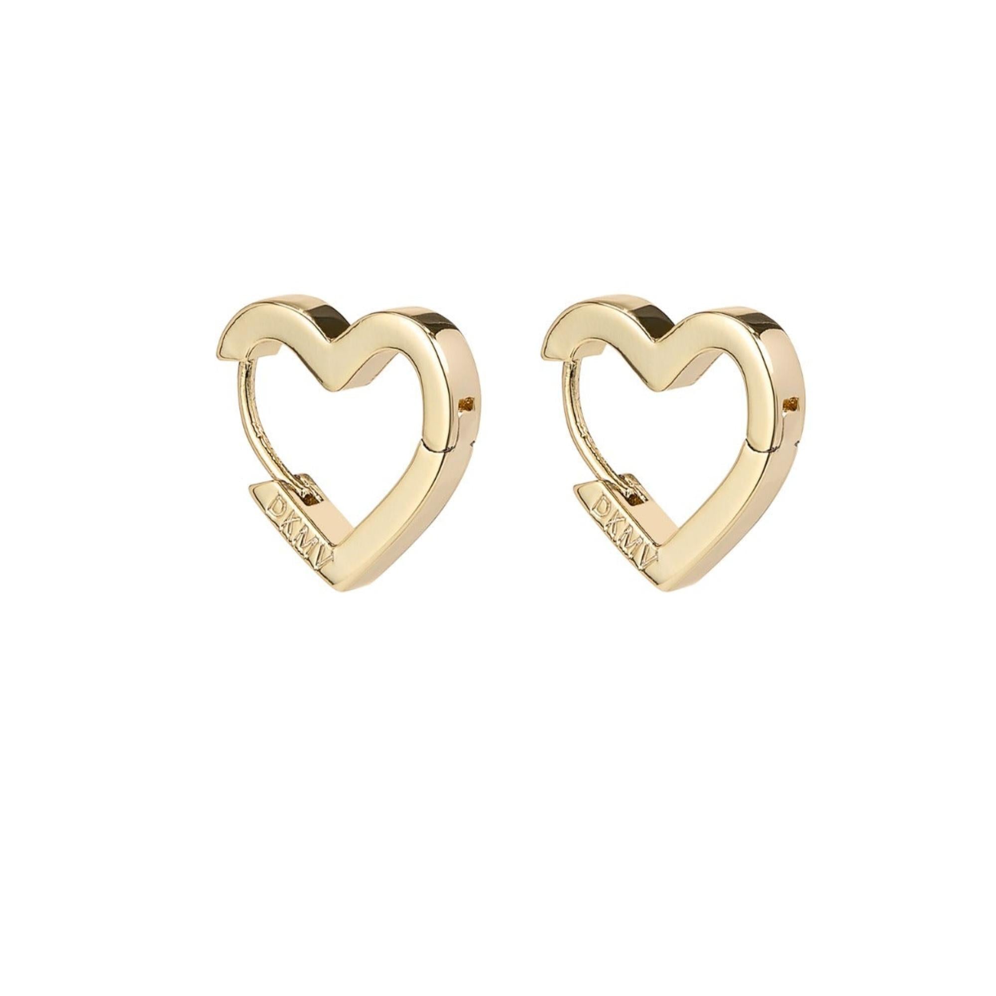 Not Yer Average Heart Hoop Earrings