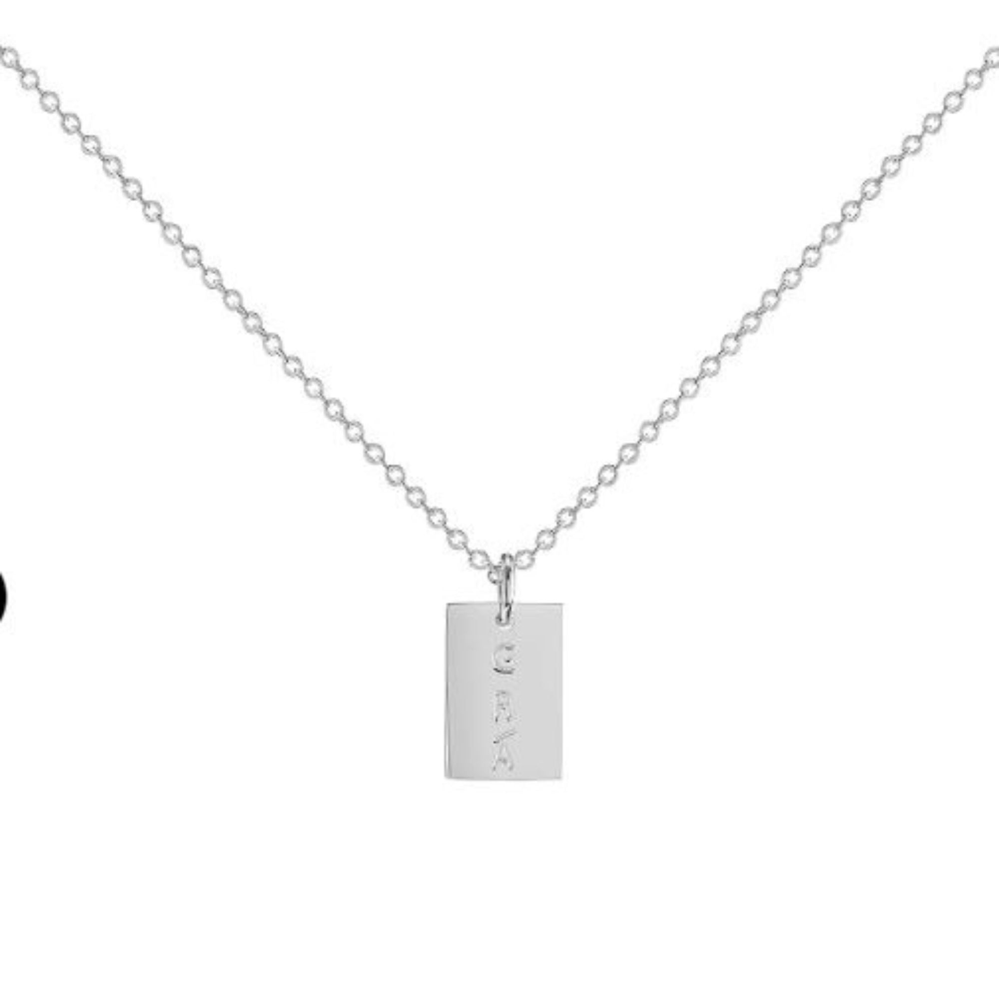 Silver Mo Ghrá Pendant Necklace. (Grá means Love in Irish)