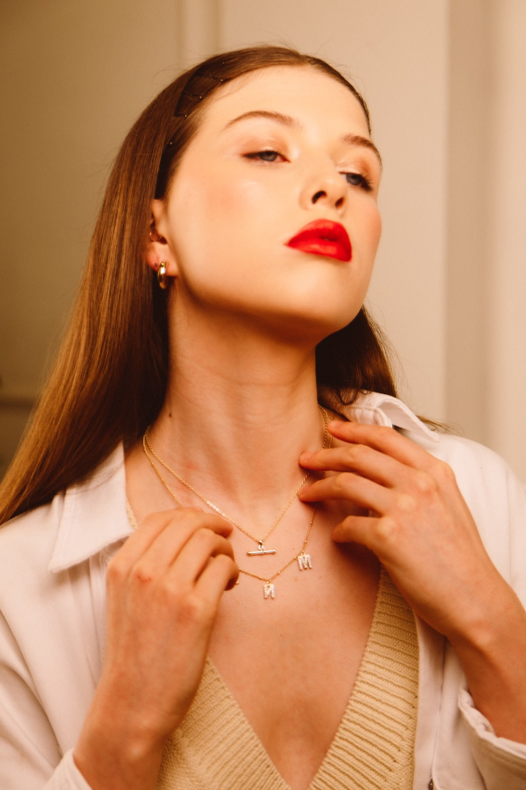 MNÁ Irish Letters Necklace