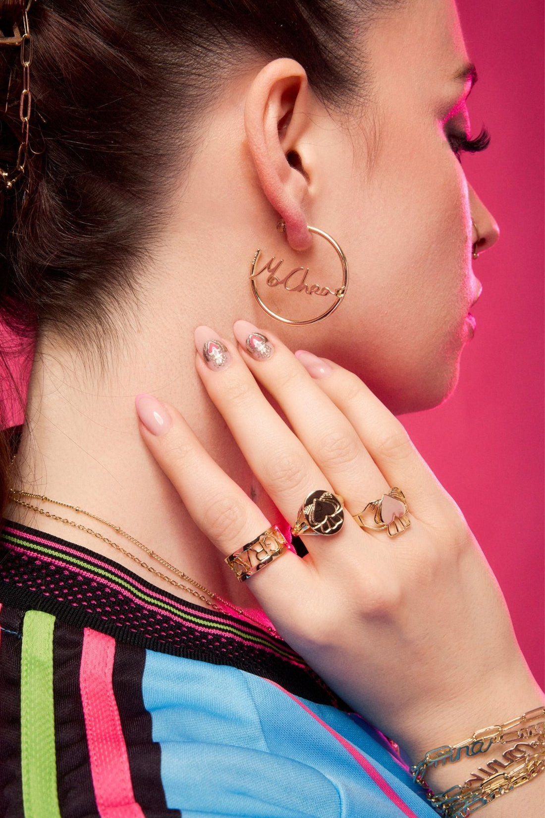 Mo Chroí Hoop Earrings